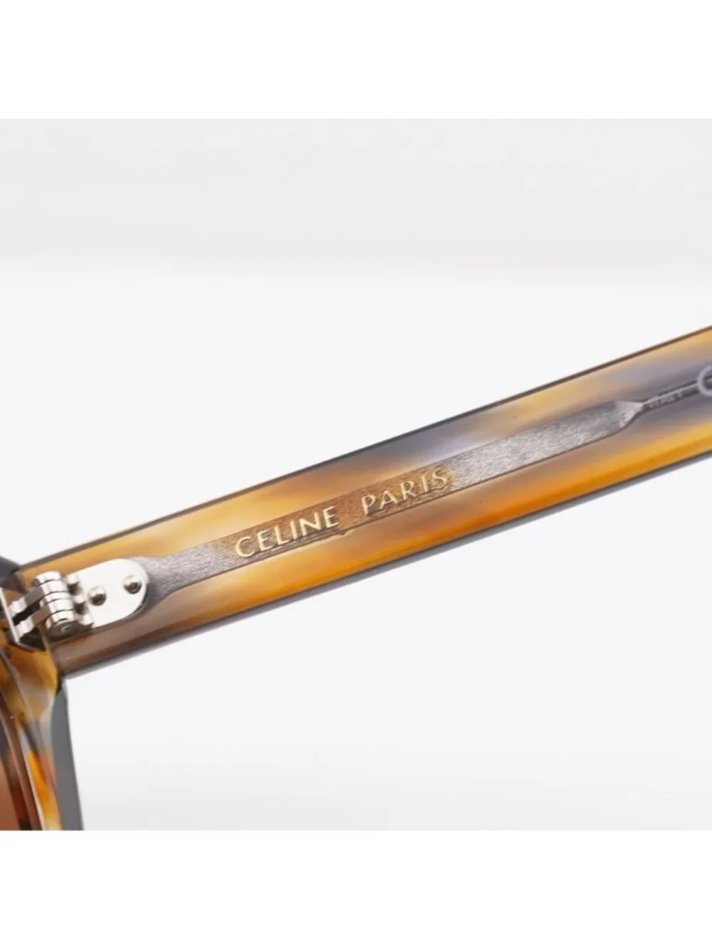 Celine CL40060F 55J Square Sunglasses - Brown / Roviex